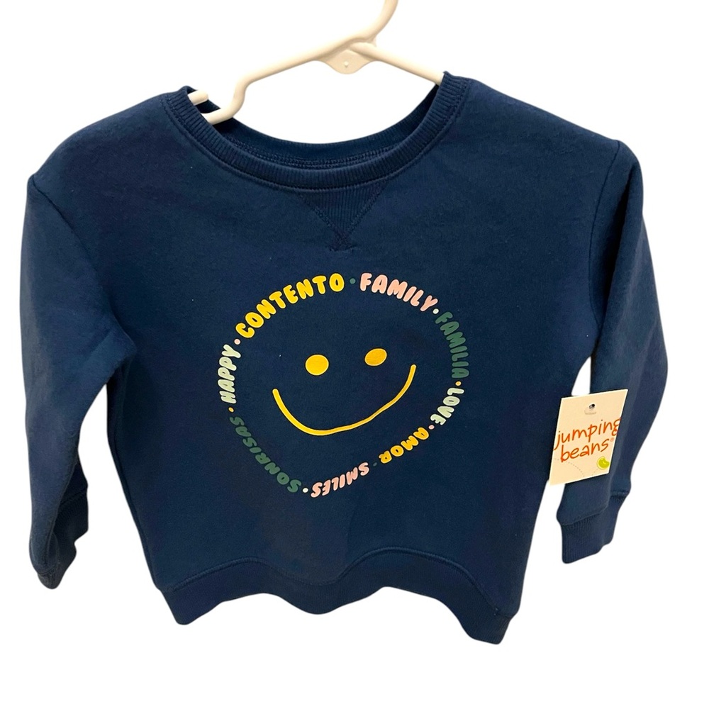 NWT Jumping Bean Bilingual Spanish English Sweatshirt Jumper Cotton Pullover